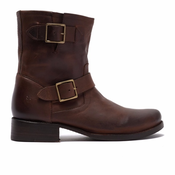 Frye Vicky Engineer Leather Boot - Picture 2 of 16